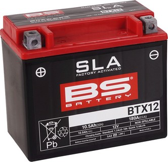 Bs Battery Battery Btx12 Sla 12V 180 A Battery Bs Btx12 Sla i gruppen Servicedelar & Olja / Batterier / Standard hos Blixt&Dunder AB (21130632)