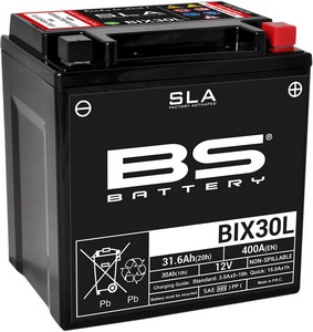 Bs Battery Battery Bix30L Sla 12V 400 A Battery Bs Bix30L Sla i gruppen Servicedelar & Olja / Batterier / Standard hos Blixt&Dunder AB (21130644)