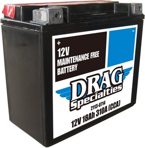 Drag Specialties Battery Drag Ytx20H-Ft-Bs Battery Drag Ytx20H-Ft i gruppen Servicedelar & Olja / Batterier / Standard hos Blixt&Dunder AB (21130714)