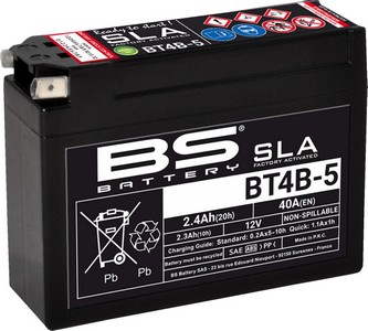 Bs Battery Battery Bs Bt4B-5 Sla_113 Mm L X 38 Mm B X 85 Mm H_0,93 Kg i gruppen Servicedelar & Olja / Batterier hos Blixt&Dunder AB (21130754)