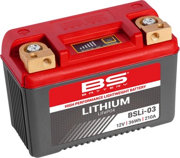 Bs Battery Battery Lithium Bsli03 Battery Lithium Bsli-03 i gruppen Servicedelar & Olja / Batterier / Litium-Batterier hos Blixt&Dunder AB (21130785)