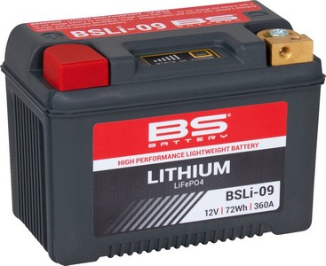 Bs Battery Battery Lithium Bsli09 Battery Lithium Bsli09 i gruppen Servicedelar & Olja / Slitdelar & underhll / Harley Davidson / Batteri / Litium-batterier hos Blixt&Dunder AB (21130790)