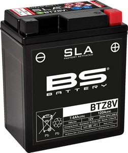 Bs Battery  Battery Btz8V Sla i gruppen Servicedelar & Olja / Batterier / AGM / Gel hos Blixt&Dunder AB (21130837)
