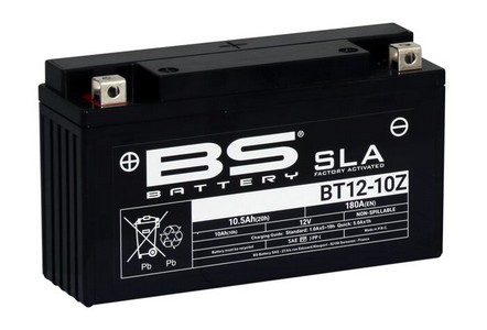 Bs Battery Battery Bs Bt12-10Z Sla Battery Bs Bt12-10Z Sla i gruppen Servicedelar & Olja / Batterier / AGM / Gel hos Blixt&Dunder AB (21130918)