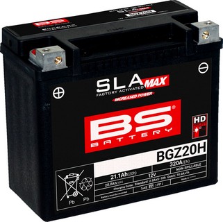 Bs Battery Battery Bs Bgz20H Sla Max Battery Bs Bgz20H Sla-Max i gruppen Servicedelar & Olja / Batterier / AGM / Gel hos Blixt&Dunder AB (21130935)