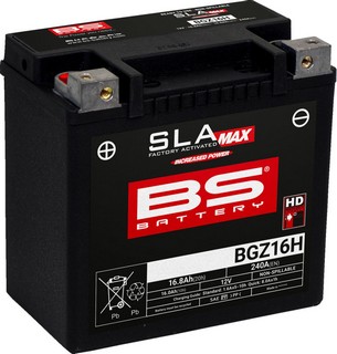 Bs Battery Battery Bs Bgz16H Sla Max Battery Bs Bgz16H Sla-Max i gruppen Servicedelar & Olja / Batterier / AGM / Gel hos Blixt&Dunder AB (21130937)