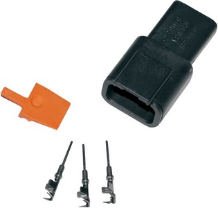 Namz Receptacle Deutsch Dtm 3-Pin Connector Kit Black Conn Kit F-Pump7 i gruppen Reservdelar & Tillbehr / Eldelar / Elkabel & Kontakter / Kontakter hos Blixt&Dunder AB (21200311)