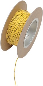 Namz Oem Color Wire 18 Gauge/100' (1Mm'/30M) Yellow/Black Wire 18G 100 i gruppen Reservdelar & Tillbehr / Eldelar / Elkabel & Kontakter / Elkabel hos Blixt&Dunder AB (21200528)
