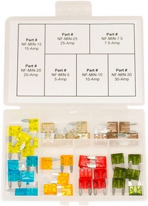 Namz Fuse Kit Mini 40 Piece Fuse Kit Mini 40 Piece i gruppen Reservdelar & Tillbehr / Eldelar / Skringar hos Blixt&Dunder AB (21300231)