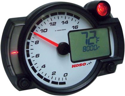 Koso Dash Panel Rx2-Nr Gp-Style Tachometer Race Dash Panel Rx2Nr 16000 i gruppen Reservdelar & Tillbehr / Mtare / Hastighetsmtare Elektronisk hos Blixt&Dunder AB (22010085)