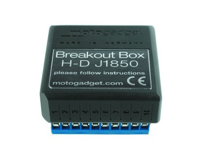Motogadget Breakout Box Adapter Module  J1850 For Motoscope Pro Msp Br i gruppen Reservdelar & Tillbehr / Eldelar / Styrboxar och reglering hos Blixt&Dunder AB (22010162)