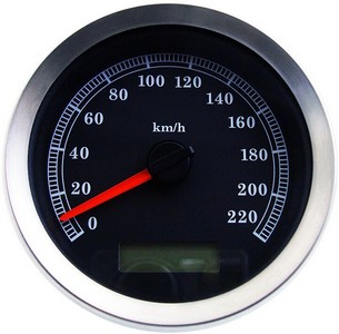 Drag Specialties Speedometer Blk Kph Xl Speedometer Blk Kph 4 04- i gruppen Reservdelar & Tillbehr / Mtare / Hastighetsmtare Elektronisk hos Blixt&Dunder AB (22100460)