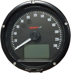 Koso North America D75 Speedometer Bk 0-240 D75 Speedometer Bk 0-240 K i gruppen Reservdelar & Tillbehr / Mtare / Hastighetsmtare Elektronisk hos Blixt&Dunder AB (22100487)