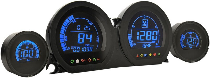 Koso Gauge Set Hd-6 Gauges Bk Gauge Set Hd-6 Gauges Bk i gruppen Reservdelar & Tillbehr / Mtare / Hastighetsmtare Elektronisk hos Blixt&Dunder AB (22100497)