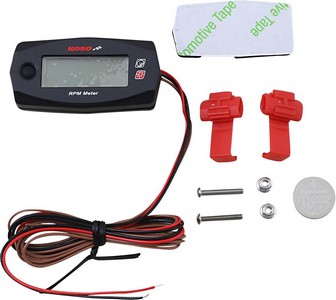 Koso North America Tachometer Mini 4 Rpm Black Rpm Meter Mini-4 i gruppen Reservdelar & Tillbehr / Mtare / Varvrknare hos Blixt&Dunder AB (22110147)