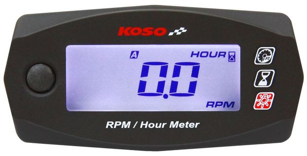 Koso Tachometer & Hour Meter Mini 4 Rpm/Hour Meter Mini-4 i gruppen Reservdelar & Tillbehr / Mtare / Hastighetsmtare Elektronisk hos Blixt&Dunder AB (22110148)