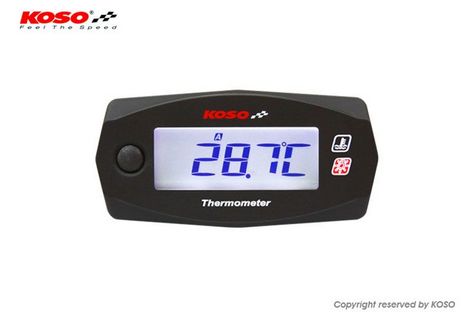 Koso Dual Thermometer Mini-4 Dual Thermometer Mini-4 i gruppen Reservdelar & Tillbehr / Mtare / Temperaturmtare hos Blixt&Dunder AB (22120560)