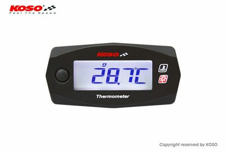 Koso North America Dual Thermometer Mini-4 Dual Thermometer Mini-4 i gruppen Reservdelar & Tillbehr / Mtare / Temperaturmtare hos Blixt&Dunder AB (22120560)