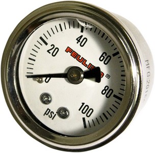 Feuling Liquid Filled Pressure Gauge Gauge Pressure Liq Wht i gruppen Reservdelar & Tillbehr / Tankar / Oljetrycksmtare hos Blixt&Dunder AB (22120610)