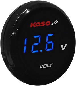 Koso North America Volt Meter Blue Volt Meter Blue i gruppen Reservdelar & Tillbehr / Mtare / Voltmtare hos Blixt&Dunder AB (22120738)