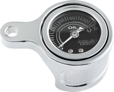 Arlen Ness Gauge Oil Pressure M8 Chr Gauge Oil Pressure M8 Chr i gruppen  hos Blixt&Dunder AB (22120870)