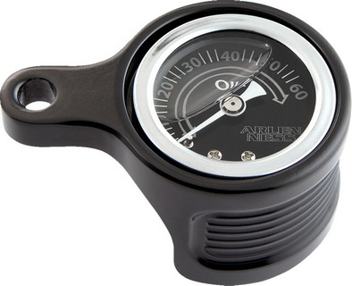 Arlen Ness Gauge Oil Pressure M8 Blk Gauge Oil Pressure M8 Blk i gruppen  hos Blixt&Dunder AB (22120871)