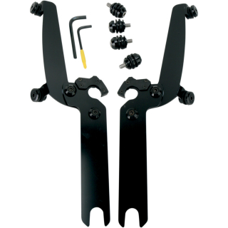 Memphis Shades Mounting Kit Trigger-Lock Sportshield-Windshield Black i gruppen Reservdelar & Tillbehr / Ram och chassidelar / Toppkpa hos Blixt&Dunder AB (23200071)
