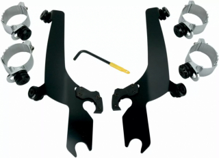 Memphis Shades Mounting Kit Trigger-Lock Sportshield-Windshield Black i gruppen  hos Blixt&Dunder AB (23200076)