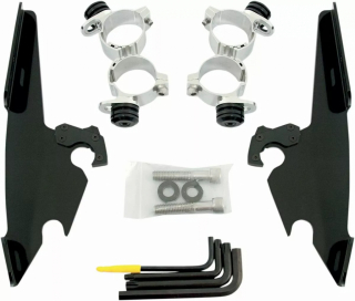 Memphis Shades Mounting Kit Trigger-Lock Memphis Fats/Slim-Windshield i gruppen  hos Blixt&Dunder AB (23200112)