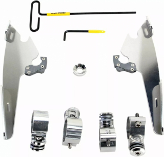 Memphis Shades Mounting Kit Trigger-Lock Batwing-Fairing Polished Mnt i gruppen  hos Blixt&Dunder AB (23200156)