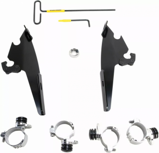 Memphis Shades Mounting Kit Trigger-Lock Batwing-Fairing Black Mnt Kit i gruppen  hos Blixt&Dunder AB (23200158)