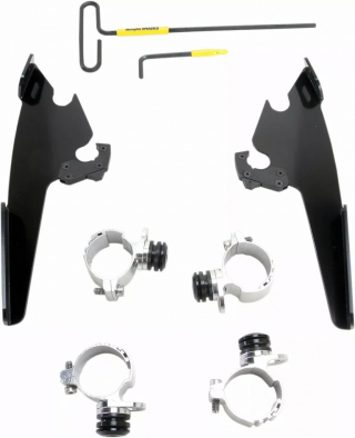 Memphis Shades Mounting Kit Trigger-Lock Memphis Fats/Slim-Windshield i gruppen  hos Blixt&Dunder AB (23200167)