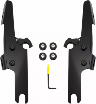 Memphis Shades Mounting Kit Trigger-Lock Memphis Fats/Slim-Windshield i gruppen  hos Blixt&Dunder AB (23200191)