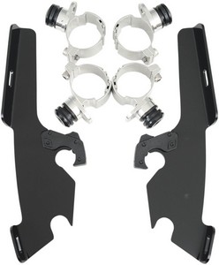 Mounting Kit Trigger-Lock Memphis Fats/Slim-Windshield Black Mnt Kit F i gruppen Reservdelar & Tillbehr / Ram och chassidelar / Vindrutor hos Blixt&Dunder AB (23210222)