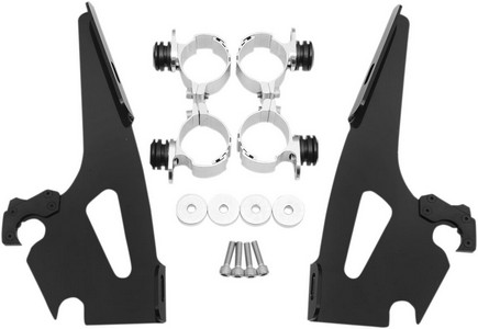 Mounting Kit Trigger-Lock Memphis Fats/Slim-Windshield Black Mount Kit i gruppen  hos Blixt&Dunder AB (23210272)