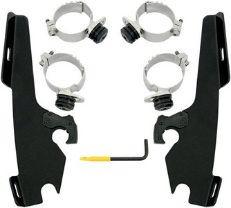 Mounting Kit Trigger-Lock Memphis Fats/Slim-Windshield Black Mnt Kit F i gruppen  hos Blixt&Dunder AB (23210276)