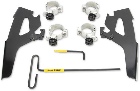 Mounting Kit Trigger-Lock Memphis Fats/Slim-Windshield Black Mnt Kit F i gruppen Reservdelar & Tillbehr / Victory hos Blixt&Dunder AB (23210381)