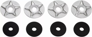 Show Chrome Starwasher 4Pk W/ Rubber Starwasher 4Pk W/ Rubber i gruppen  hos Blixt&Dunder AB (23310163)