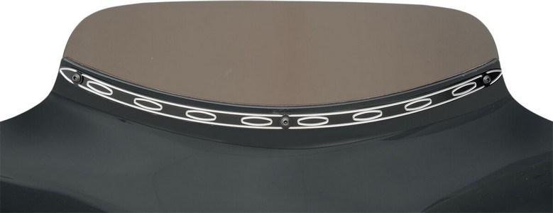 Windshield Trim Batwing-Fairing Ellipse Black Bw Trim Night Cut Ellips i gruppen Reservdelar & Tillbehr / Ram och chassidelar / Vindrutor hos Blixt&Dunder AB (23500153)