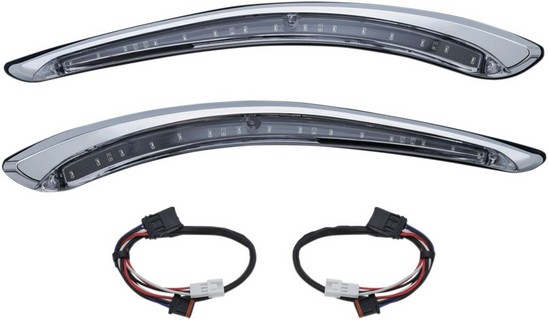 Kuryakyn Bat Lashes Led Chrome Accent Bat Run/Turn Led i gruppen Reservdelar & Tillbehr / Ram och chassidelar / Vindrutor hos Blixt&Dunder AB (23500483)