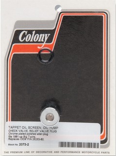 Colony Plug Oil Pump 81-99 Bt Plug Oil Pump 81-99 Bt i gruppen Reservdelar & Tillbehr / Motordelar  / Motordelar Evo / Bottendel Evo / Oljepump Evo hos Blixt&Dunder AB (24010107)