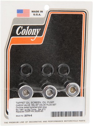 Colony Plug Kt Oil Pump 81-99 Bt Plug Kt Oil Pump 81-99 Bt i gruppen Reservdelar & Tillbehr / Motordelar. / Motordelar Bottendel / Avtappningspluggar hos Blixt&Dunder AB (24010108)