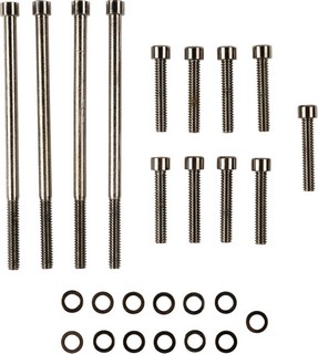 Drag Specialties Black Chrome Socket-Head Primary Cover Bolt Kit Smoot i gruppen Reservdelar & Tillbehr / Skruv- / monteringskit / Skruvkit Trans hos Blixt&Dunder AB (24010571)