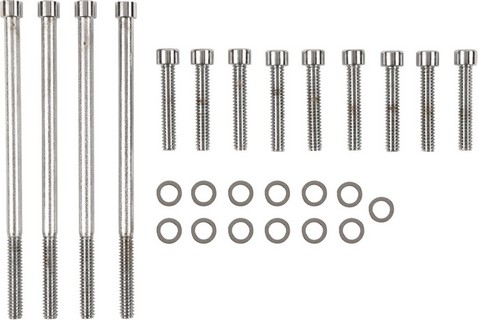 Drag Specialties Chrome Socket-Head Primary Cover Bolt Kit Smooth Bolt i gruppen Reservdelar & Tillbehr / Skruv- / monteringskit / Skruvkit Trans hos Blixt&Dunder AB (24010772)