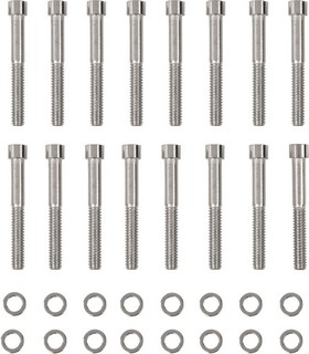 Drag Specialties Chrome Socket-Head Primary Cover Bolt Kit Smooth Bolt i gruppen Reservdelar & Tillbehr / Skruv- / monteringskit / Skruvkit XL hos Blixt&Dunder AB (24010784)
