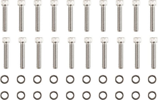 Drag Specialties Bolt Kit M8 Rocker Box Knurled Allen Head Chrome Bolt i gruppen Reservdelar & Tillbehr / Skruv- / monteringskit / Skruvkit Motor / Skruvkit Topp hos Blixt&Dunder AB (24010970)