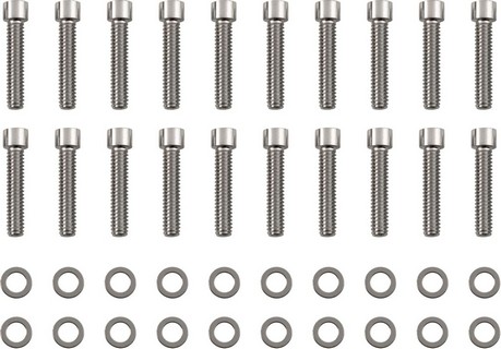 Drag Specialties Bolt Kit M8 Rocker Box Smooth Socket Head Chrome Bolt i gruppen Reservdelar & Tillbehr / Skruv- / monteringskit / Skruvkit Motor / Skruvkit Topp hos Blixt&Dunder AB (24010971)