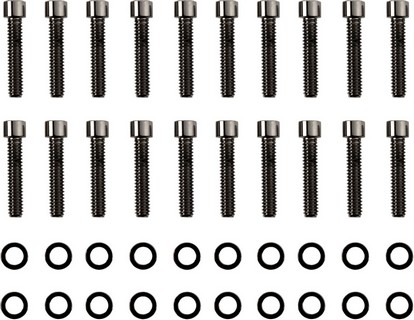 Drag Specialties Bolt Kit M8 Rocker Box Smooth Socket Head Black Bolt i gruppen Reservdelar & Tillbehr / Skruv- / monteringskit / Skruvkit Motor / Skruvkit Topp hos Blixt&Dunder AB (24011022)