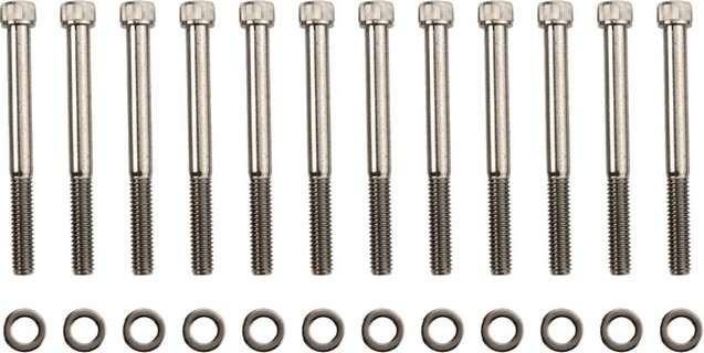 Drag Specialties Bolt Kit M8 Crankcase Knurled Allen Head Black Bolt K i gruppen Reservdelar & Tillbehr / Skruv- / monteringskit / Skruvkit Motor / Skruvkit Botten hos Blixt&Dunder AB (24011023)