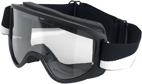 Biltwell Goggle Moto 2.0 Blk/Wht i gruppen Klder & Utrustning / Glasgon & Goggles hos Blixt&Dunder AB (26012252)